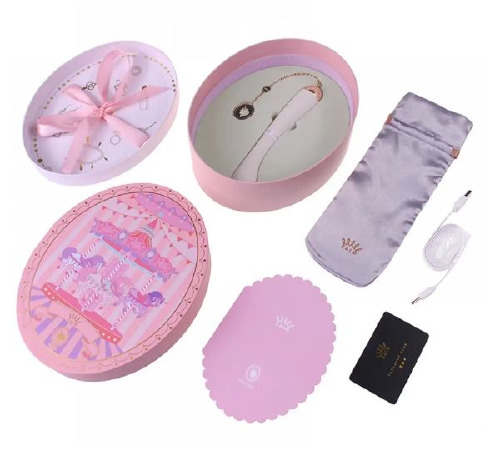 Вибратор для точки G с подключением к телефону ZALO Momoko Vanilla White