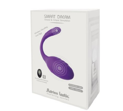 Віброяйце зі стимулятором клітора Adrien Lastic Smart Dream II з пультом LRS, можна під одяг