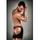 Мужские шорты с фиолотовым гульфиком Passion 009 THONG violet S/M