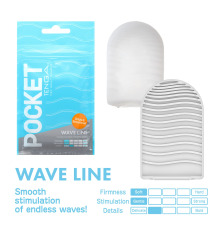 Мастурбатор TENGA Pocket Wave Line