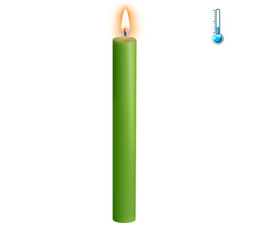 Свеча БДСМ Тонкая Зеленая высота 16 см