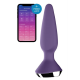 Анальна пробка з двома моторами та керуванням телефоном Satisfyer Plug-ilicious 1 Purple