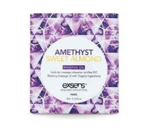 Пробник масажної олії EXSENS Amethyst Sweet Almond 3мл