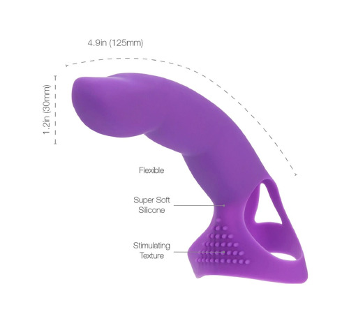 Насадка на палец Simple&True Extra Touch Finger Dong Purple 