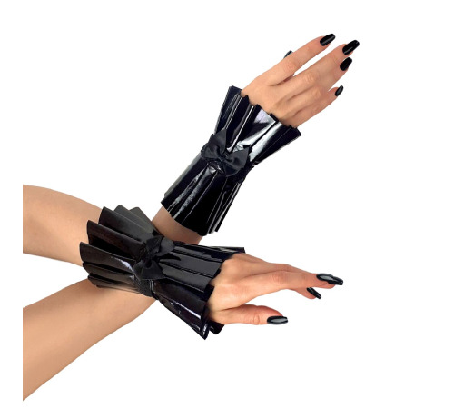 Плессированые манжеты на руки Art of Sex - Eva, Черные