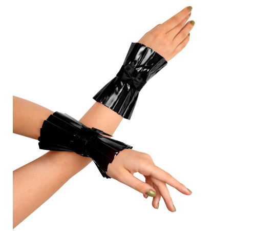 Плессированые манжеты на руки Art of Sex - Eva, Черные