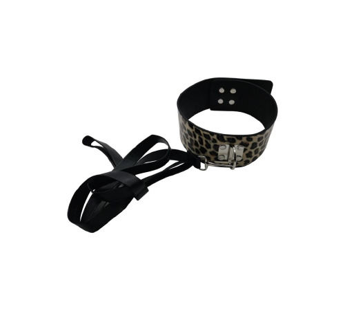 Набір MAI BDSM STARTER KIT Nº 75 Leopard: батіг, кляп, наручники, маска, нашийник, мотузка, затискач