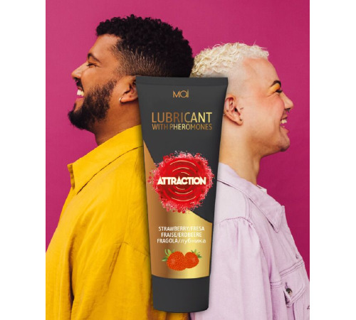 Смазка на водной основе с феромонами MAI ATTRACTION STRAWBERRY (100 мл)