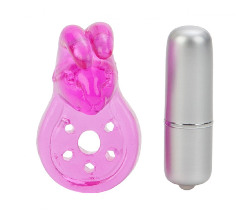 Ерекційне вібро кільце Micro Vibe Arouser Bunny
