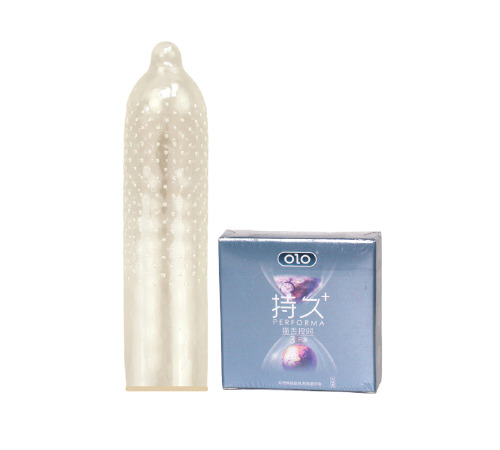 Презервативи OLO Performa+ — з шипами та пролонгуючим ефектом