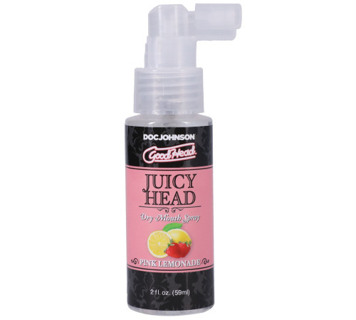 Увлажняющий оральный спрей Doc Johnson GoodHead – Juicy Head Dry Mouth Spray – Pink Lemonade 59мл