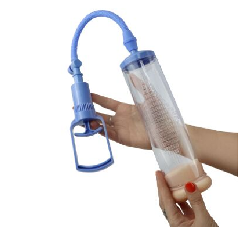 Вакуумна помпа з ручним насосом Men Powerup Blue