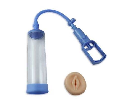 Вакуумна помпа з ручним насосом Men Powerup Blue