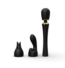 Вибромассажер с насадками Zalo — Kyro Wand Obsidian Black