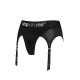 Трусы для страпона с подвязками для чулок Strap-On-Me REBEL HARNESS - XL