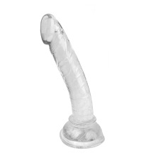 Гелевый мини фаллоимитатор на присоске Mini Fallos, Прозрачный