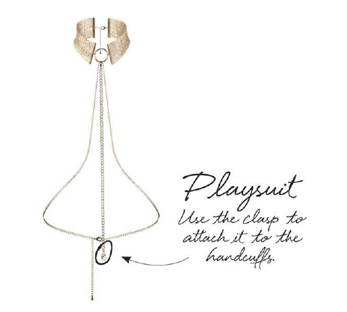 Украшение Bijoux Indiscrets Desir Metallique Collar - Gold