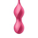 Вагинальные смарт-шарики с вибрацией Satisfyer Love Birds 2 Connect App Red, 86 г, пульт ДУ