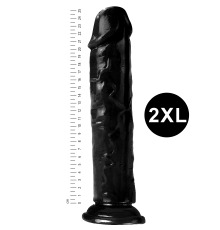 Гелевый реалистичный фаллоимитато Denis размер 2XL, Длина 22.5 см, Диаметр 5 см, Черный