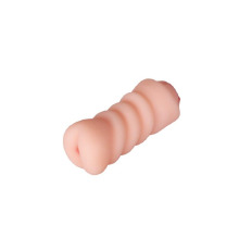 Двусторонний мастурбатор Pocket Anal Stroker Adriana Flesh, вагина и попка