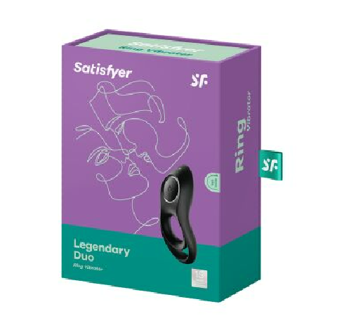 Ерекційне кільце з вібрацією Satisfyer Legendary Duo для члена та мошонки