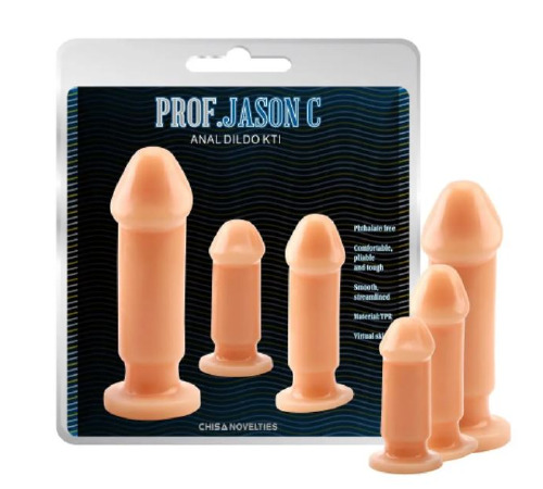 Набір анальних пробок Chisa Anal Dildo Kit Prof.Jason C