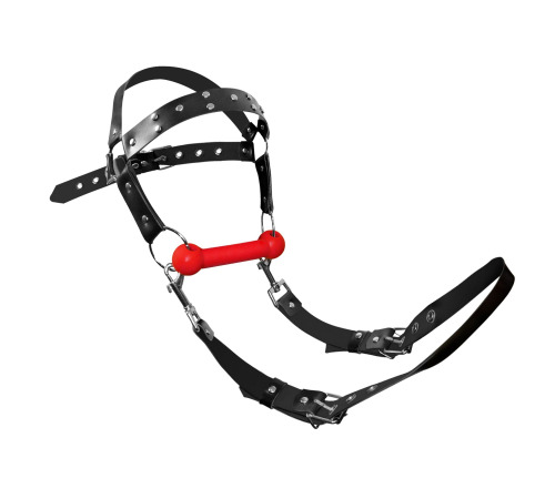 БДСМ кляп-упряжка Art of Sex - BDSM Gag Harness Pony