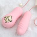 Виброяйцо-пульсатор с функцией нагрева  ZALO TEMPTATION, Fairy Pink