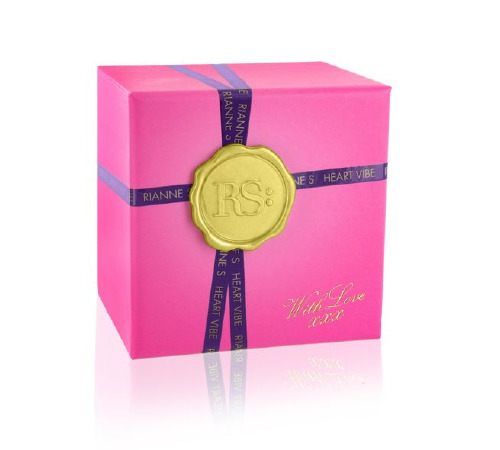 Вібратор-сердечко Rianne S: Heart Vibe Rose, 10 режимів, медичний силікон, подарункове паковання