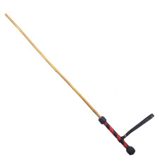 Трость Бамбуковая BDSM 75 см черно/красная