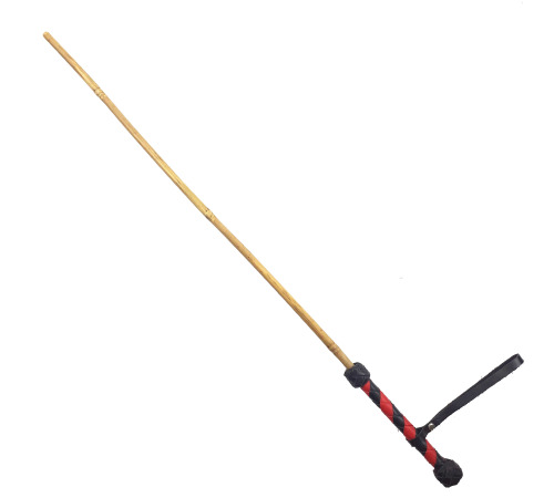 Палиця Бамбукова BDSM 75 см чорно / червона