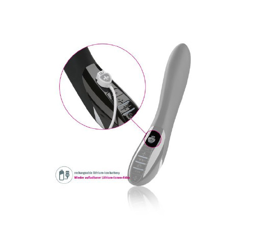 Вибратор с электростимуляцией Mystim Electric Eric eStim Black, миостимулятор