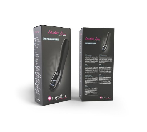 Вибратор с электростимуляцией Mystim Electric Eric eStim Black, миостимулятор