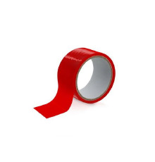 Скотч для бондажа Fetish Tentation Red (15м), не липнет к коже и волоскам, только сам к себе