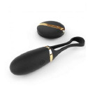 Виброяйцо Dorcel Secret Delight Gold с пультом ДУ, с турборежимом и голосовым управлением