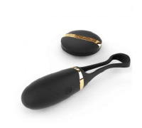 Виброяйцо Dorcel Secret Delight Gold с пультом ДУ, с турборежимом и голосовым управлением