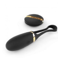 Виброяйцо Dorcel Secret Delight Gold с пультом ДУ, с турборежимом и голосовым управлением