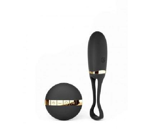 Віброяйце Dorcel Secret Delight Gold з пультом ДК, з турборежимом і голосовим керуванням