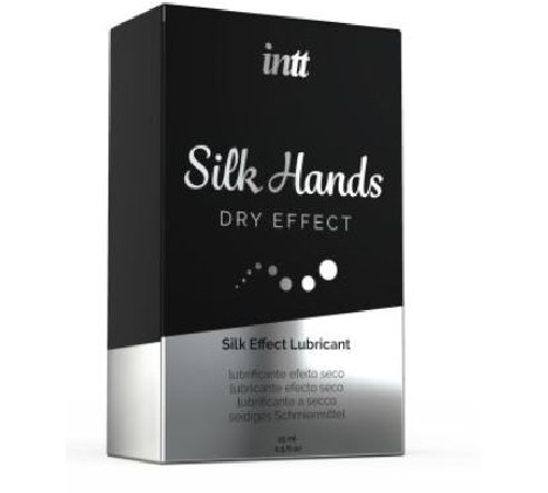 Ульта-густая силиконовая смазк Intt Silk Hands (15 мл) с матовым эффектом, шелковистый эффект