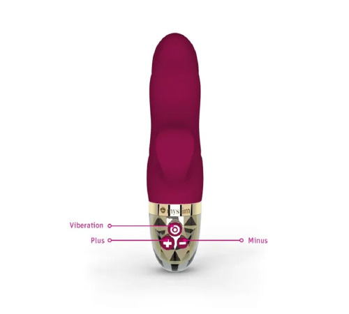 Вибратор-кролик Mystim Hop Hop Bob Fuchsia, мощный мотор, 8 режимов