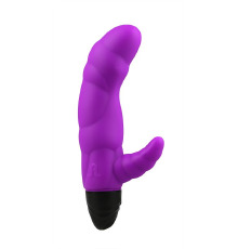 Вибратор рельефный Adrien Lastic Typhoon Purple со стимуляцией точки G, два мотора