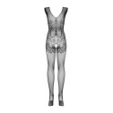 Бодистокинг Obsessive Bodystocking F234 S/M/L, абстрактный рисунок, глубокое декольте