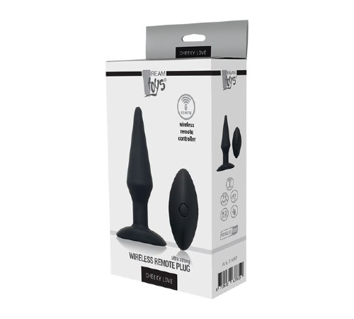 Анальна пробка з бездротовим пультом CHEEKY LOVE PLUG