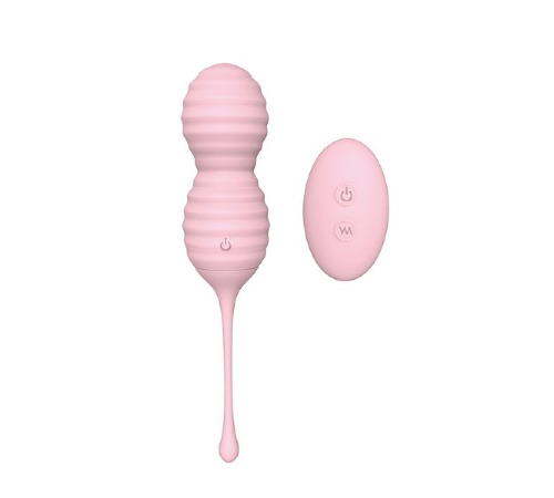 Вагінальні кульки з дистанційним пультом PLEASURE BALLS&EGGS BEEHIVE PINK