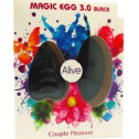 Виброяйцо Alive Magic Egg 3.0 Black с пультом ДУ, на батарейках