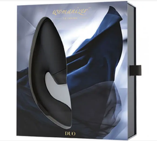 Інноваційний Безконтактний Стимулятор Womanizer Duo, Black