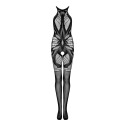 Сетчатый бодистокинг без рукавов Obsessive Bodystocking G331 S/M/L, black, с доступом