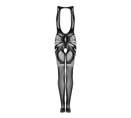 Сетчатый бодистокинг без рукавов Obsessive Bodystocking G331 S/M/L, black, с доступом