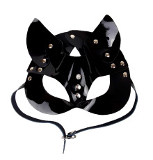 Маска кошка БДСМ натуральная кожа