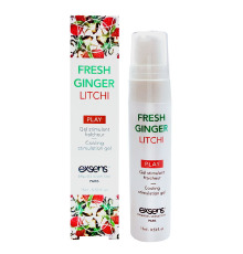 Стимулирующий гель EXSENS Kissable Fresh Ginger Litchi 15мл, можно для поцелуев, охлаждающий